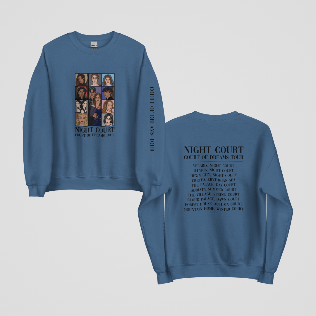 SARAH J MAAS CONCERT ERAS CREWNECKS