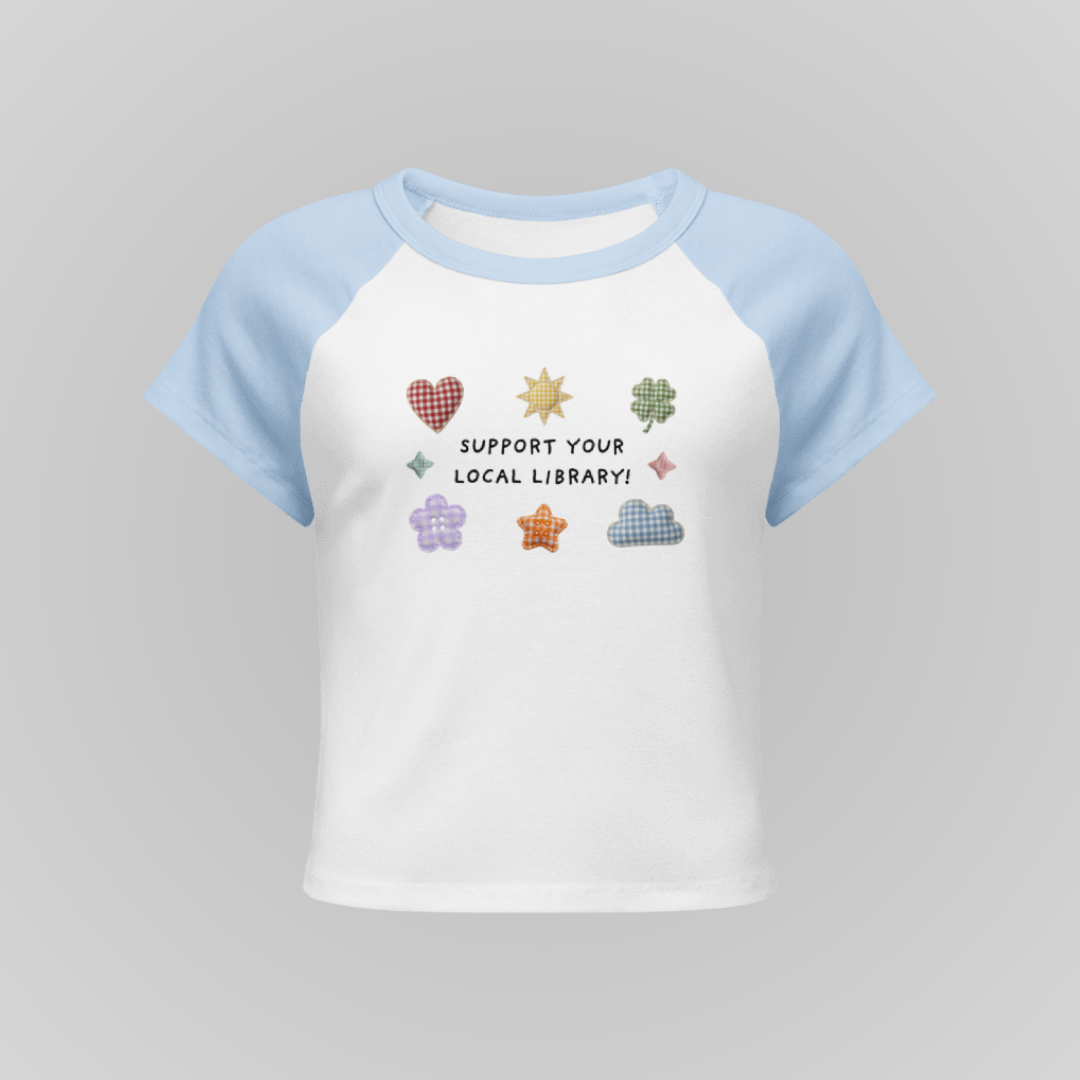 SUPPORT YOUR LOCAL❤ RAGLAN BABY TEES