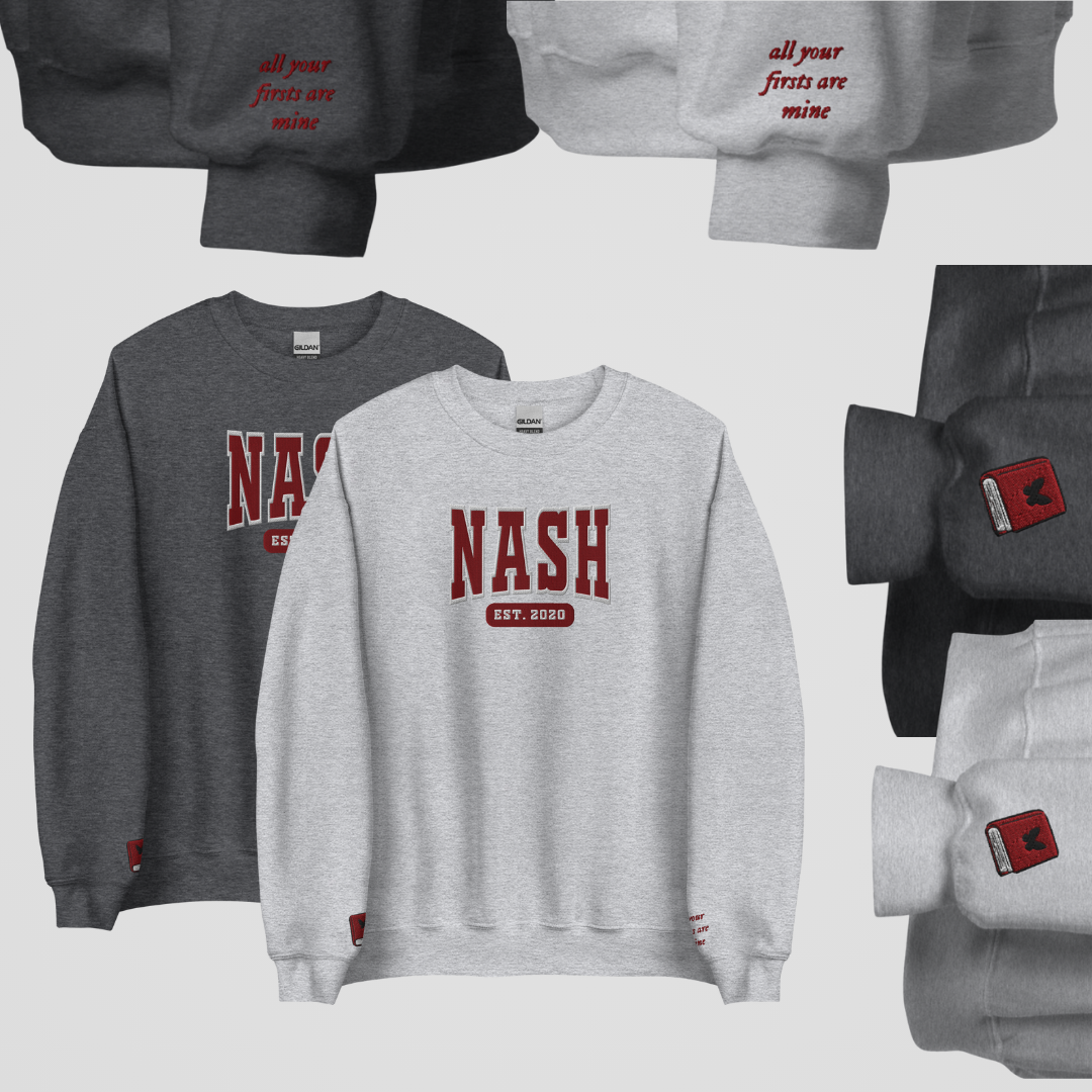 COLLEGIATE EMBROIDERED CREWNECK *ROYAL ELITE HORSEMEN EDITION