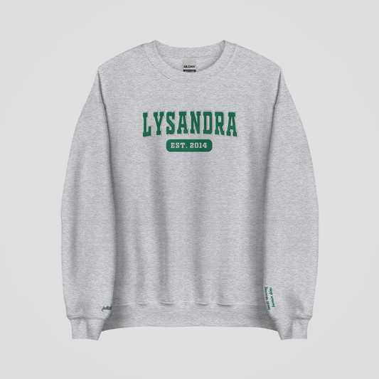 THRONE OF GLASS COLLEGIATE EMBROIDERED CREWNECKS *LYSANDRA ENNAR EDITION