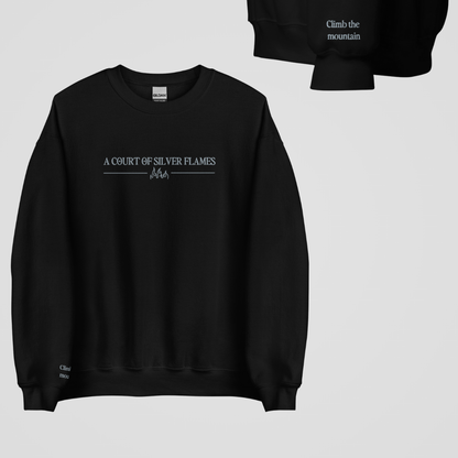 SARAH J MAAS BOOKS EMBROIDERED CREWNECKS