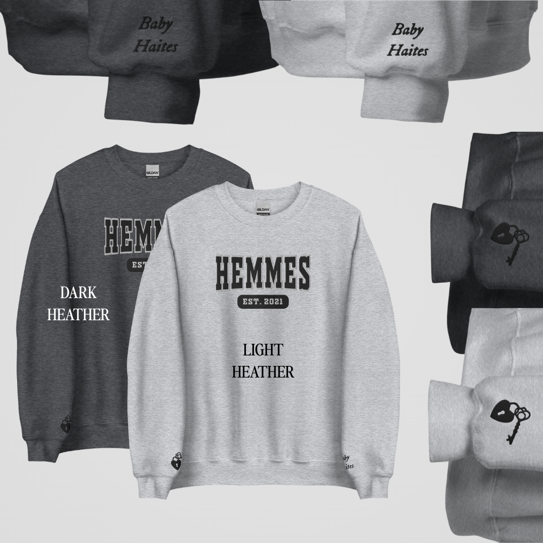 MPU COLLEGIATE EMBROIDERED CREWNECKS *DAISY x CHRISTIAN EDITION