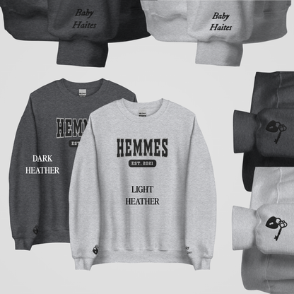 MPU COLLEGIATE EMBROIDERED CREWNECKS *DAISY x CHRISTIAN EDITION