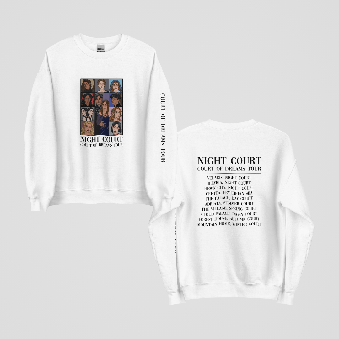 SARAH J MAAS CONCERT ERAS CREWNECKS