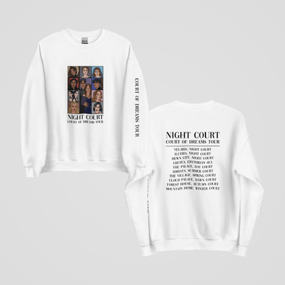 SARAH J MAAS CONCERT ERAS CREWNECKS