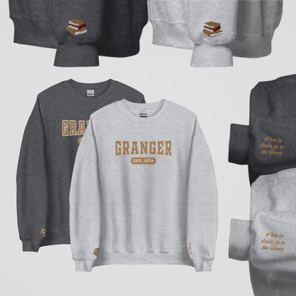 COLLEGIATE EMBROIDERED CREWNECK *WIZARD EDITION