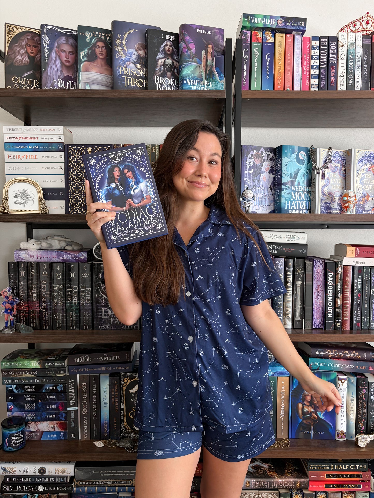 ZODIAC ACADEMY PAJAMA SHORTS SET