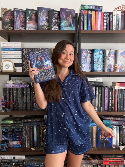ZODIAC ACADEMY PAJAMA SHORTS SET