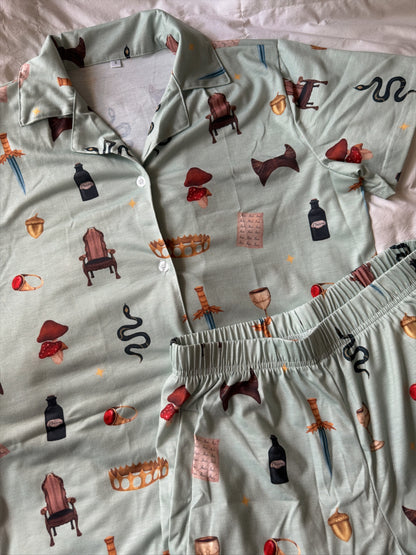CRUEL PRINCE PAJAMA SHORTS SET