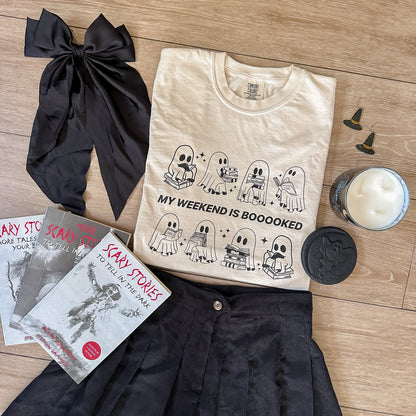 BOOOOKED WEEKEND TEE