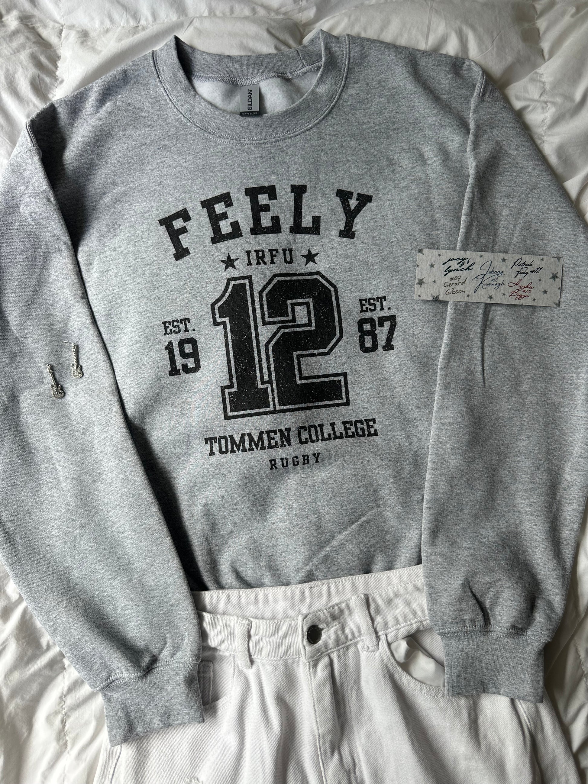 TOMMEN BOYS ATHLETIC CREWNECKS