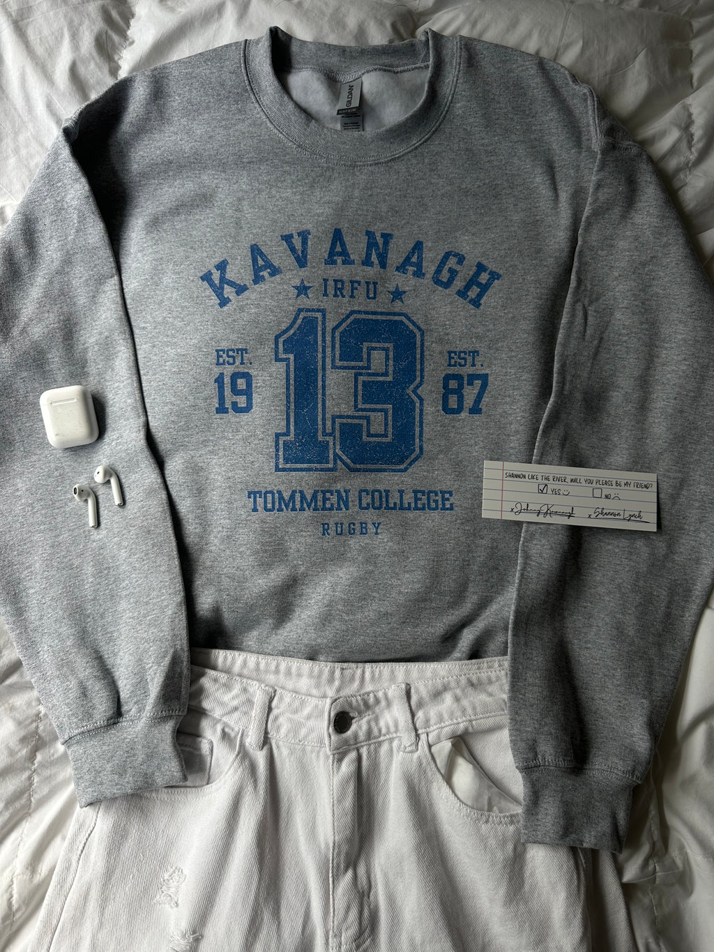 TOMMEN BOYS ATHLETIC CREWNECKS