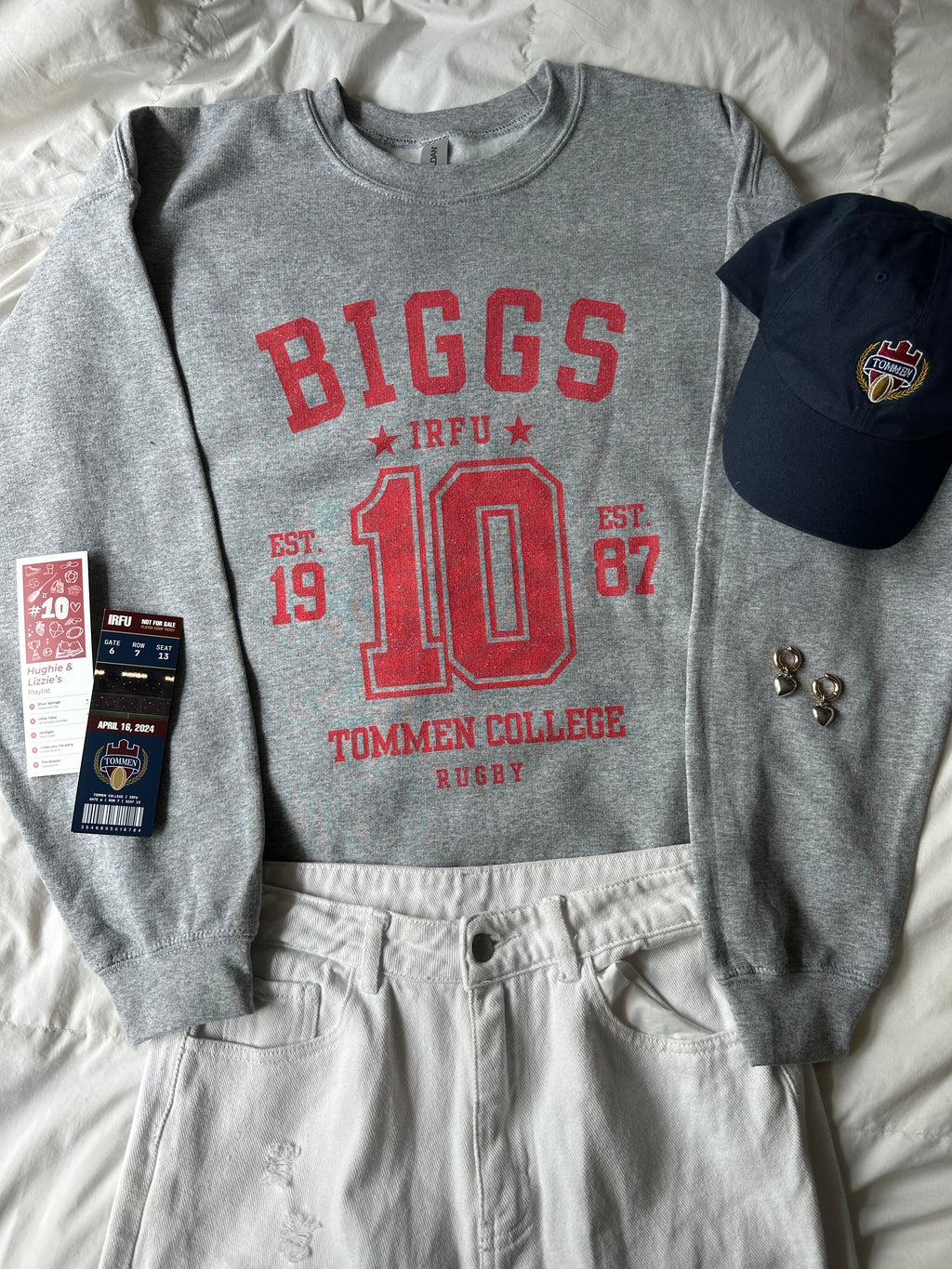 TOMMEN BOYS ATHLETIC CREWNECKS