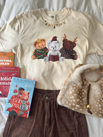 CHRISTMAS TEDDY READERS TEE