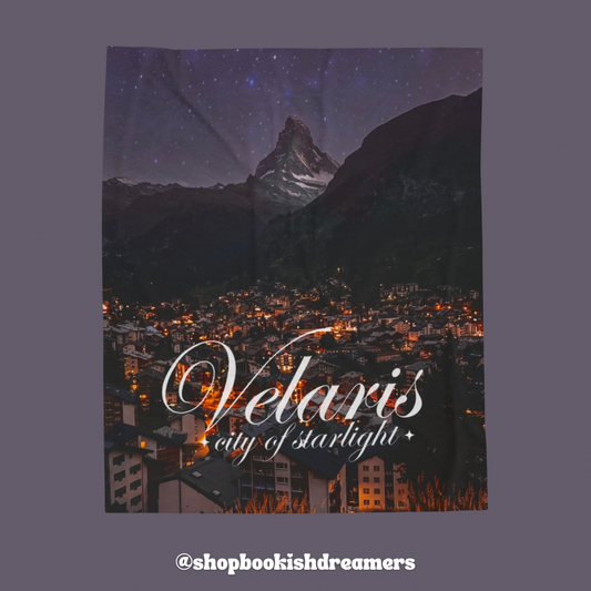 VELARIS: CITY OF STARLIGHT VELVETEEN BLANKET