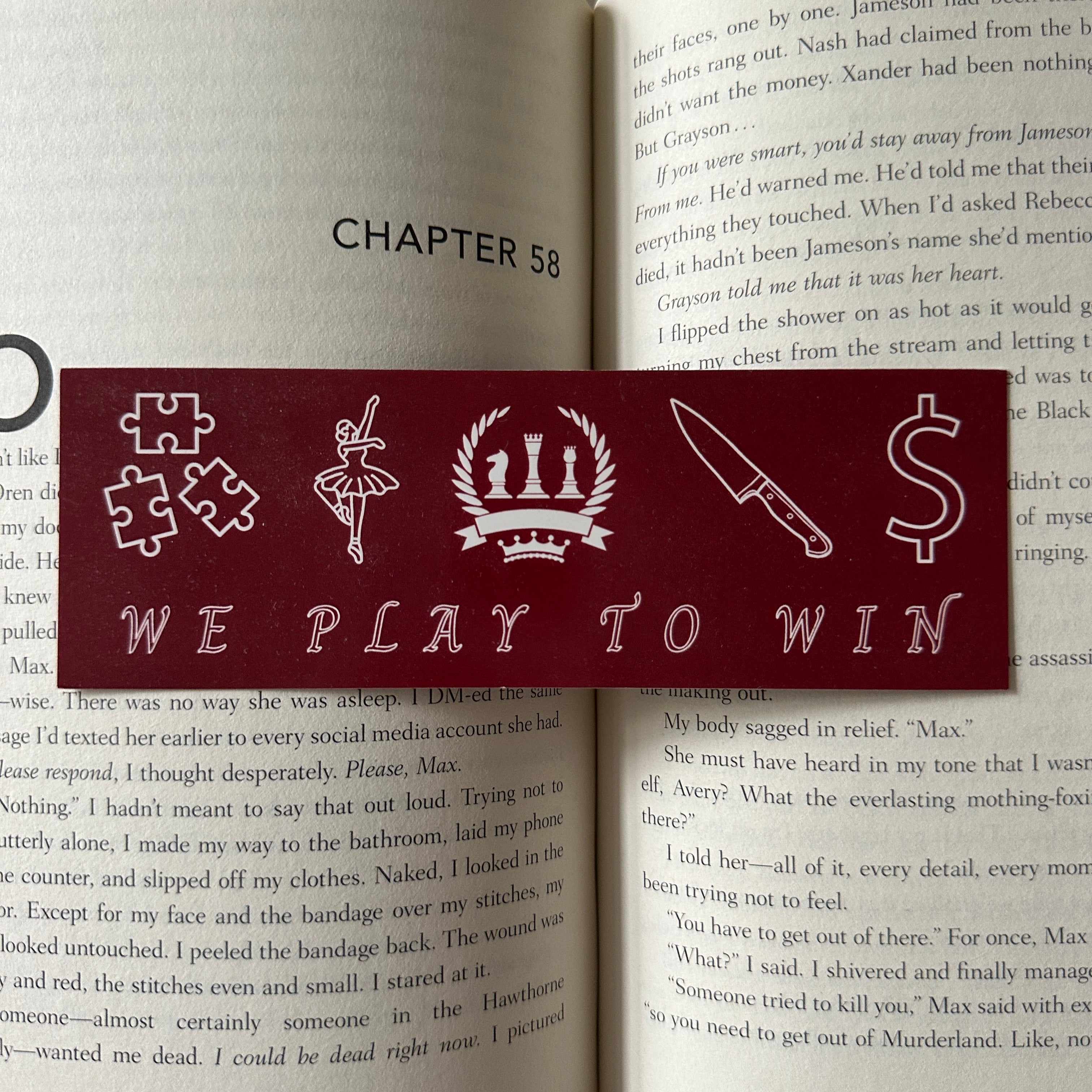 Redemable Bookmark PLAY TO WIN BOOKMARK – Bookish Dreamers