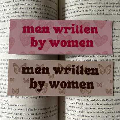 MEN WRITTEN BY WOMEN BOOKMARKS