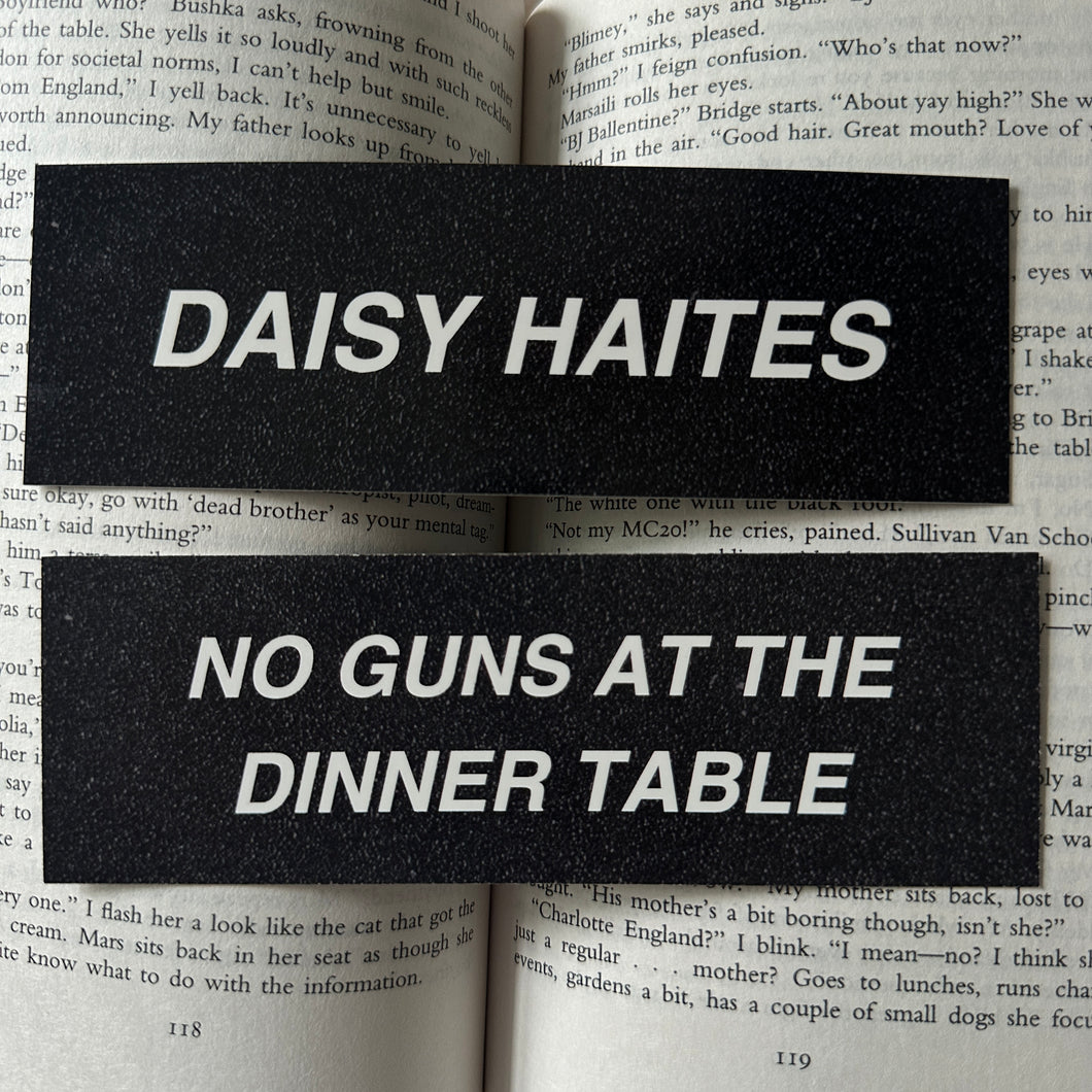 HAITES / DINNER TABLE BOOKMARK