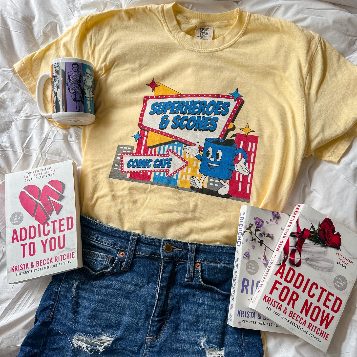 SUPERHEROES & SCONES TEE