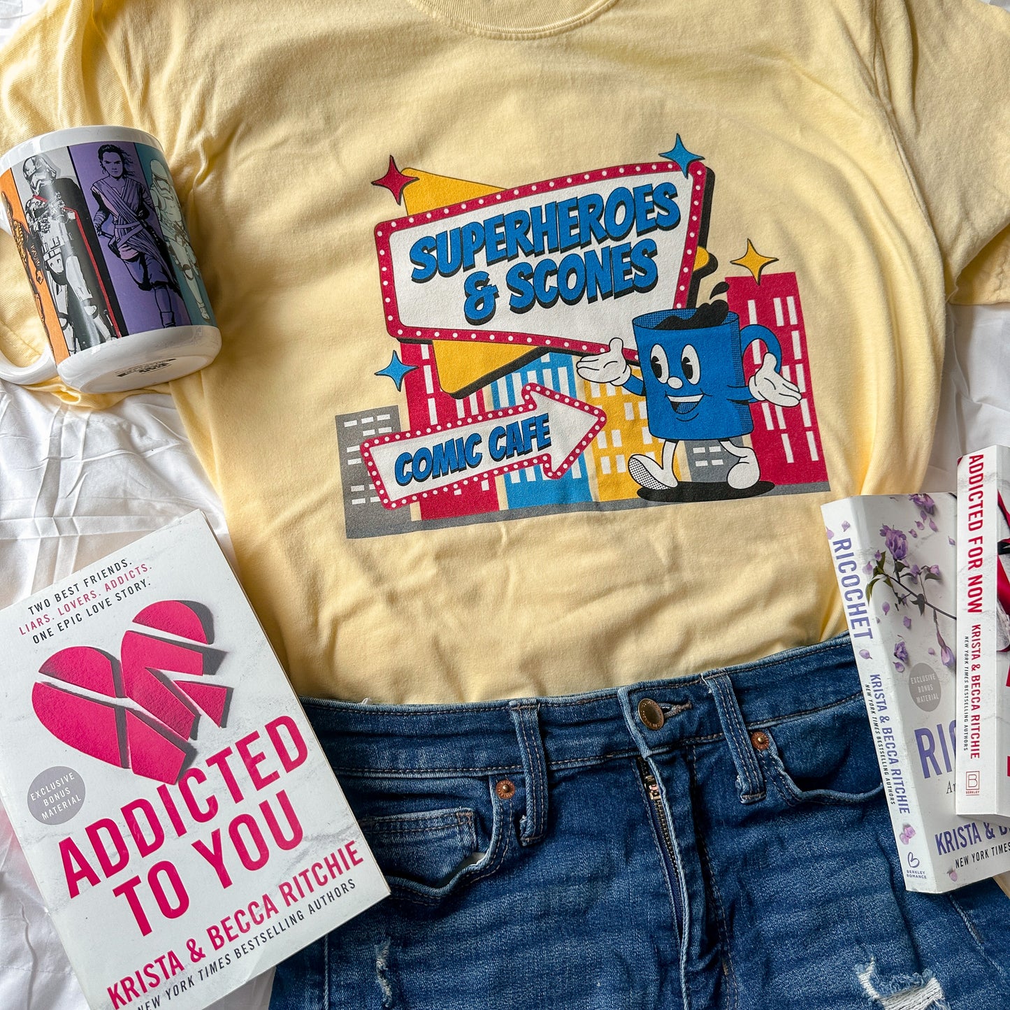 SUPERHEROES & SCONES TEE