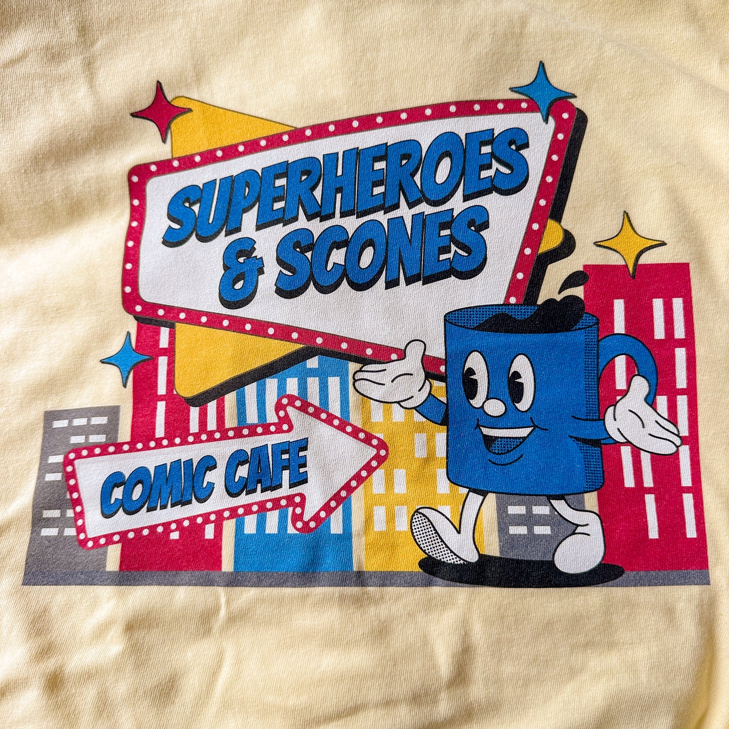SUPERHEROES & SCONES TEE