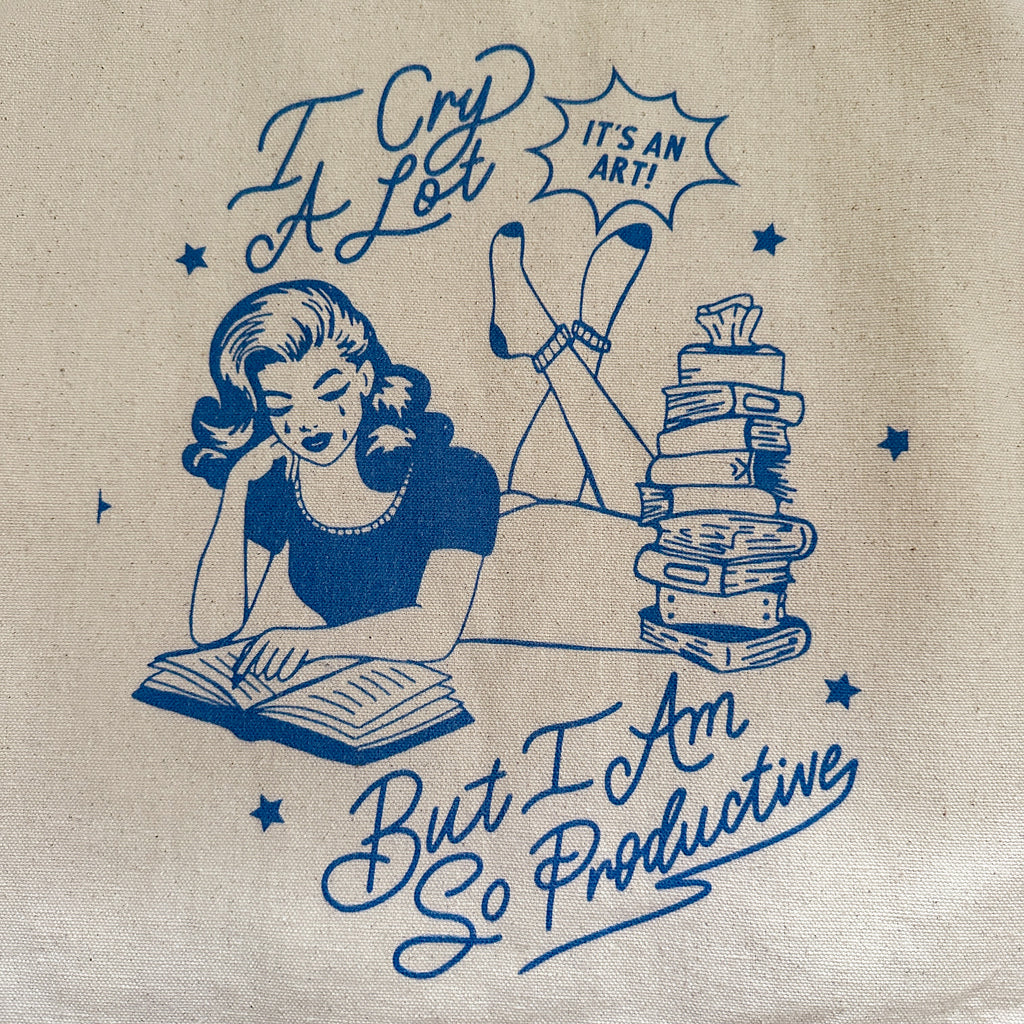 I CRY A LOT TOTE