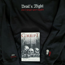 Load image into Gallery viewer, DEVIL&#39;S NIGHT EMBROIDERED HOODIE
