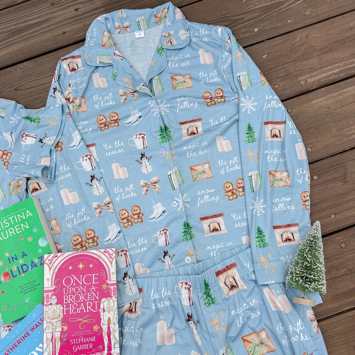 BOOKISH GIRL WINTER PAJAMA PANTS SET