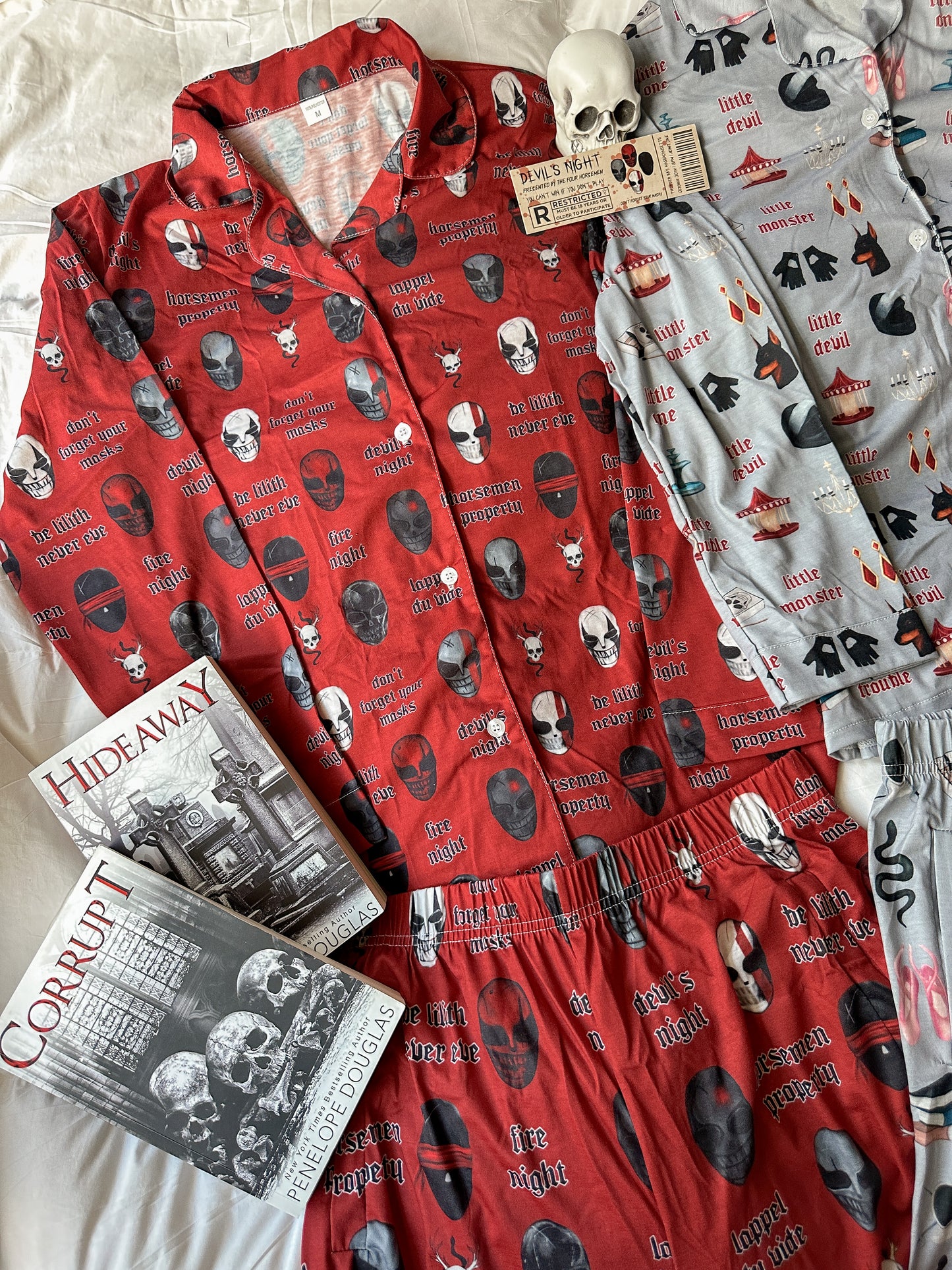 DEVIL'S NIGHT PAJAMA PANTS SETS