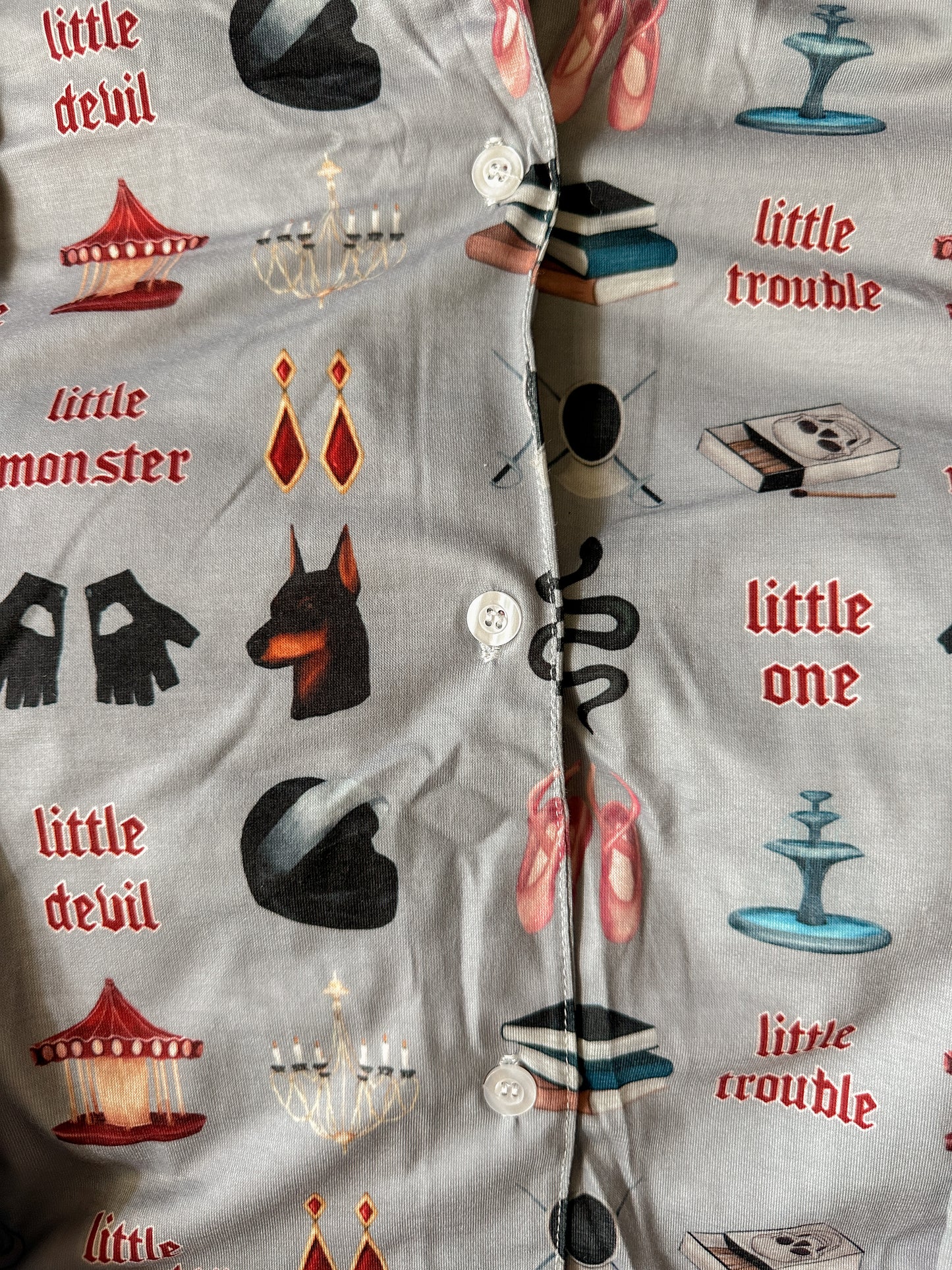 DEVIL'S NIGHT PAJAMA PANTS SETS