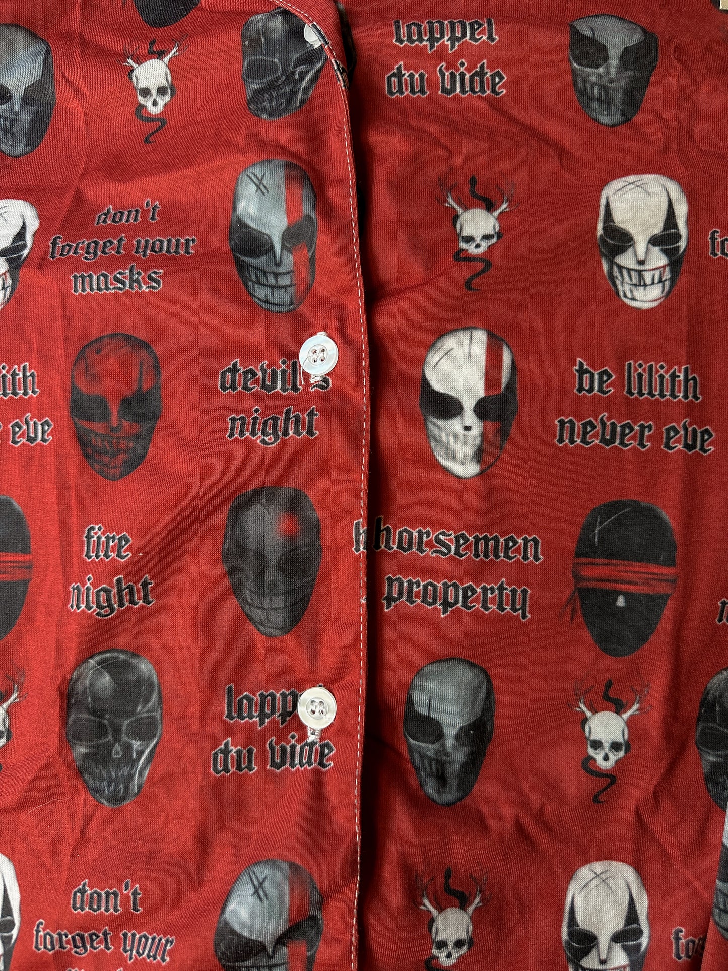 DEVIL'S NIGHT PAJAMA PANTS SETS