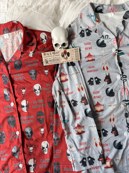 DEVIL'S NIGHT PAJAMA PANTS SETS