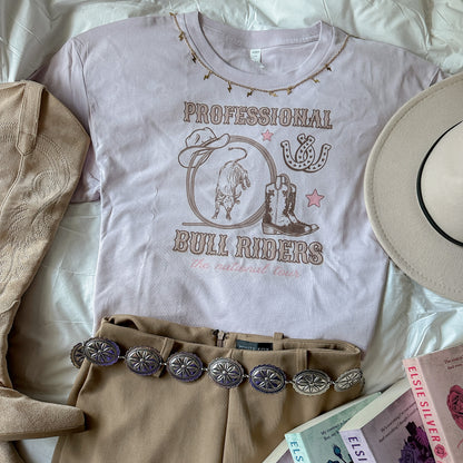 PROFESSIONAL BULL RIDERS CROP TEE