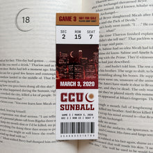 Load image into Gallery viewer, CCU GAME DAY TICKET BOOKMARK
