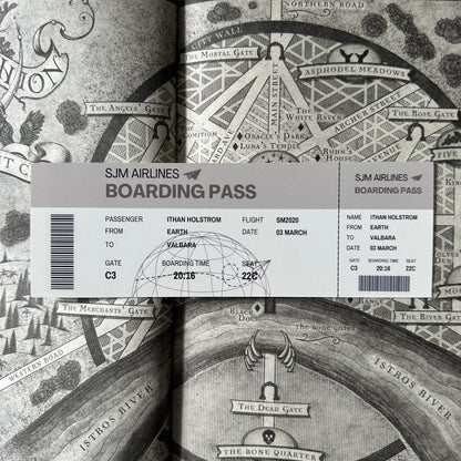 BOARDING PASS BOOKMARKS *SJM MALES