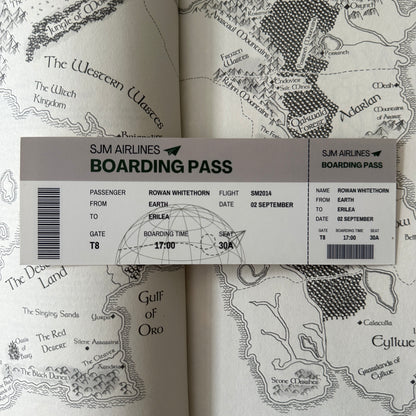 BOARDING PASS BOOKMARKS *SJM MALES