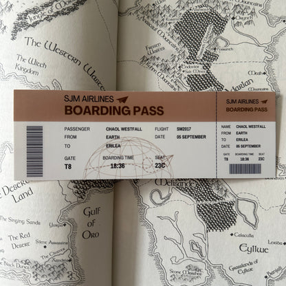 BOARDING PASS BOOKMARKS *SJM MALES