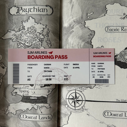 BOARDING PASS BOOKMARKS *SJM MALES