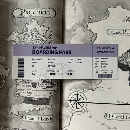 BOARDING PASS BOOKMARKS *SJM MALES
