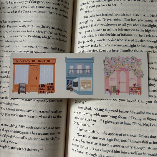 RAINBOW OF VELARIS SHOPS BOOKMARK