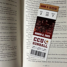 Load image into Gallery viewer, CCU GAME DAY TICKET BOOKMARK
