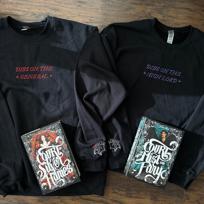 DIBS ON THE HIGH LORD EMBROIDERED CREWNECK
