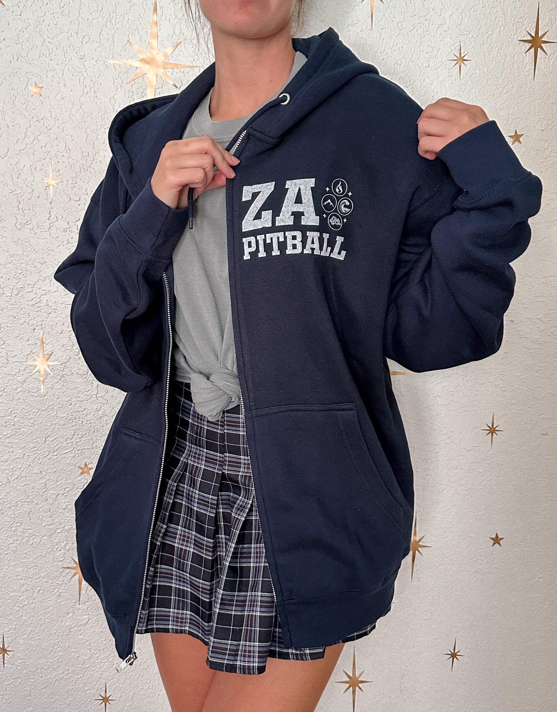 ZA PITBALL JACKET * NAVY