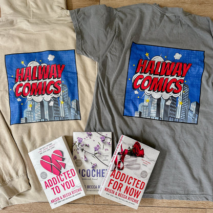 COMICS TEE *WITH FRONT POCKET