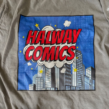 COMICS TEE *WITH FRONT POCKET