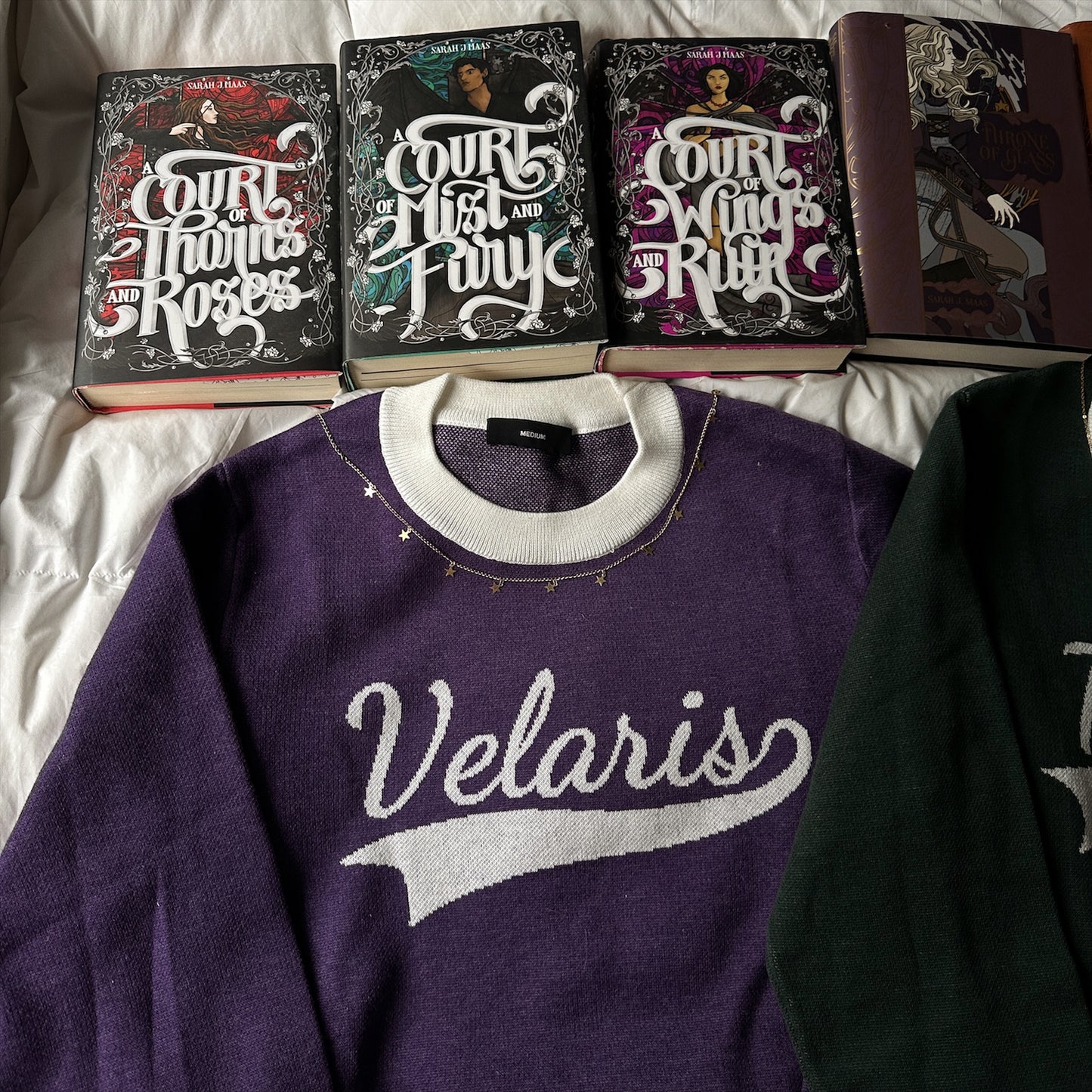 SARAH J MAAS BOOK LOCATIONS KNIT SWEATER