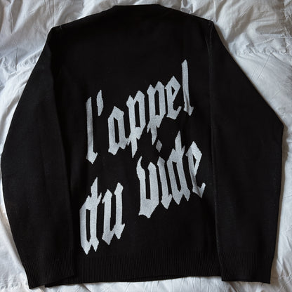 LAPPEL DU VIDE (CALL OF THE VOID) KNIT SWEATER