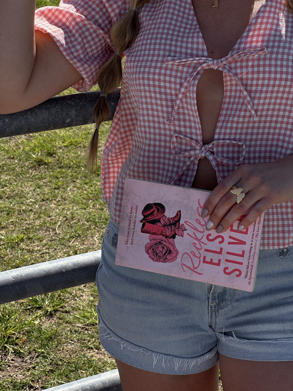 COWGIRL SUMMER GINGHAM TOP