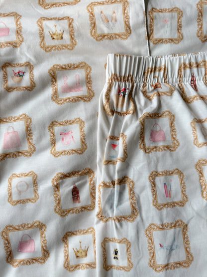 THE ICON PARKS PAJAMA SHORTS SET