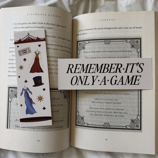 WELCOME TO CARAVAL BOOKMARK